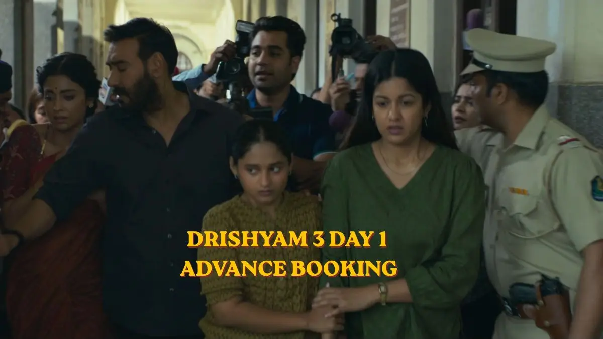 Drishyam The Conclusion Day 1 Advance Booking: Ajay Devgn-Tabu Starrer Sells 3.41 Lakh Tickets, Earns ₹12.90 Crore Drishyam The Conclusion Day 1 Advance Booking