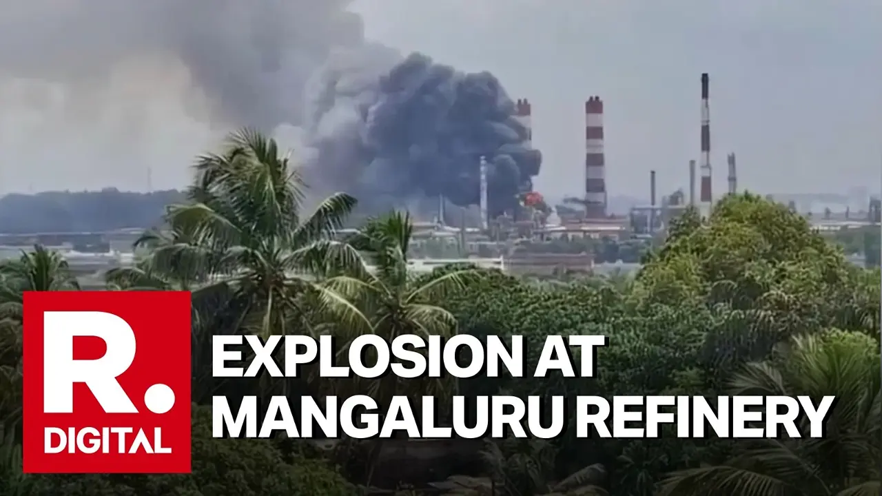 Eight Injured in Blast and Fire at MRPL Facility in Mangaluru; Top Officials Rush to Spot Eight Injured in Blast and Fire at MRPL Facility in Mangaluru; Top Officials Rush to Spot