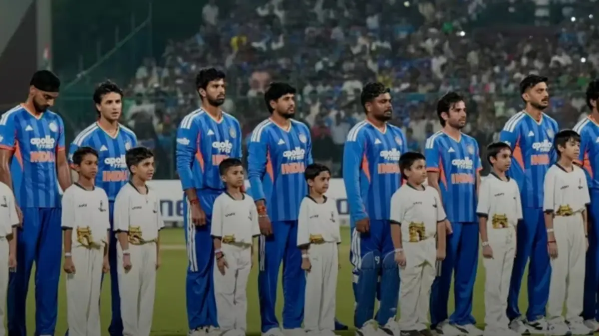 First Time In Cricket: Vande Mataram Played Before National Anthem At India-Afghanistan 1st T20I In Delhi First Time In Cricket: Vande Mataram Played Before National Anthem At India-Afghanistan 1st T20I In Delhi