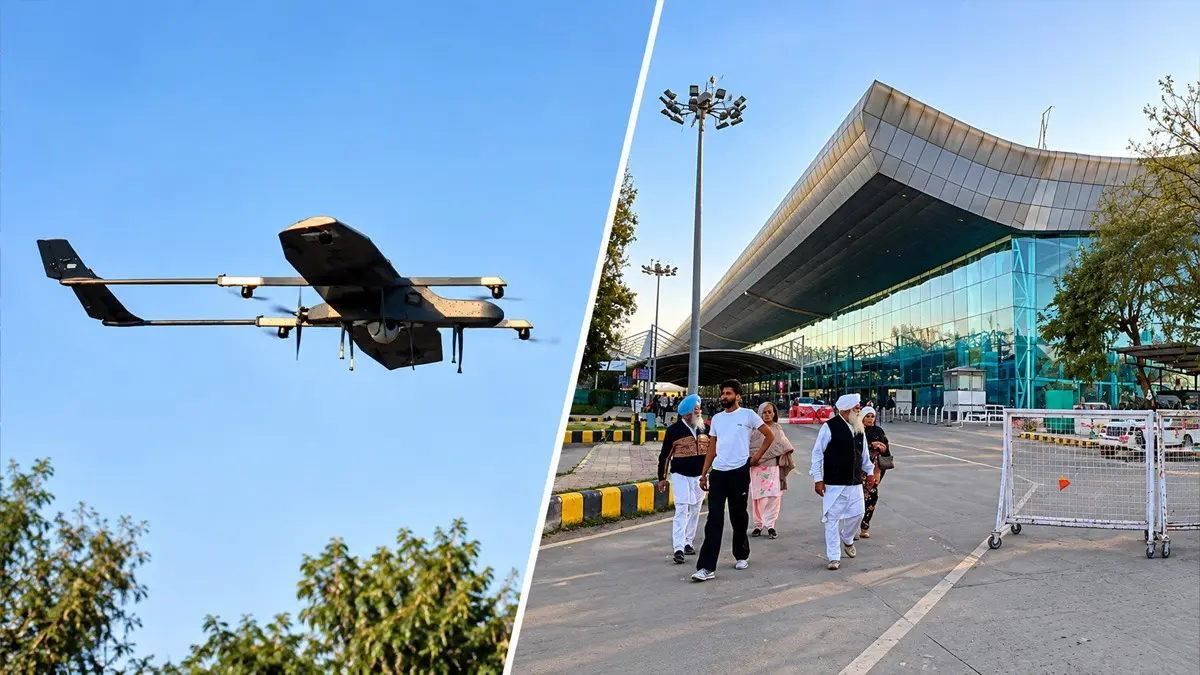 Flight Operations Suspended at Amritsar Airport After Drone Sighting, Seven Flights Diverted Flight Operations Suspended at Amritsar Airport After Drone Sighting, Seven Flights Diverted