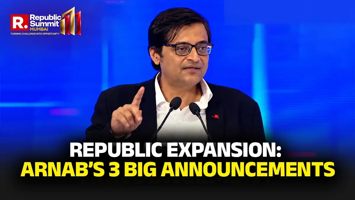 Republic On Mega Expansion Path: Announces Republic Business Launch, Video-first Digital App And Expansion Into New Language Markets Founder And Editor-in-Chief Arnab Goswami Announces Republic Business Launch, Video-first Digital App And Expansion Into New Language Markets