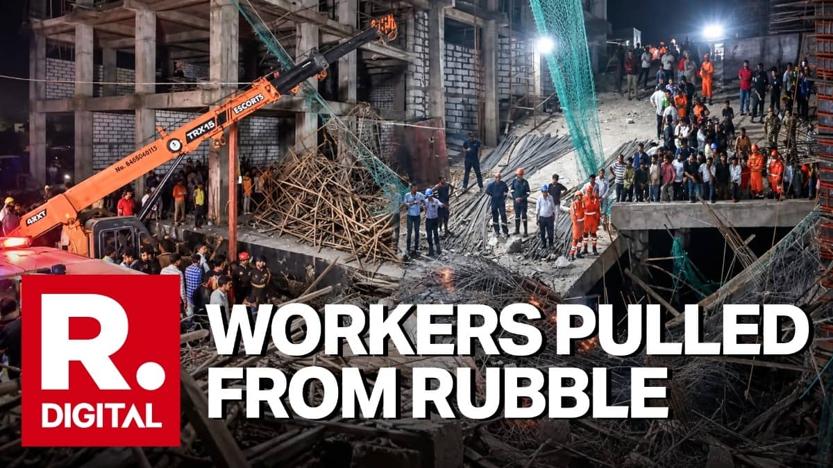 Gandhinagar Building Collapse: 15 Workers Rescued, 12 Hospitalised
