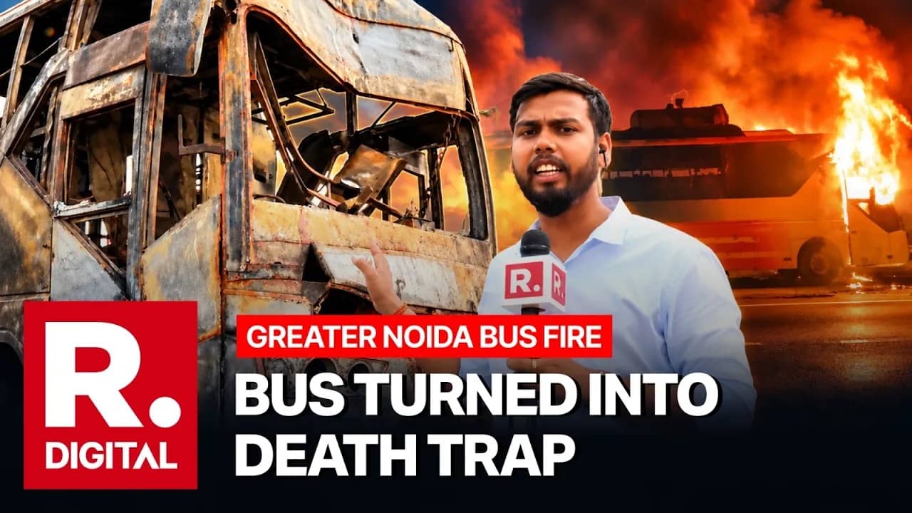 Greater Noida Bus Fire