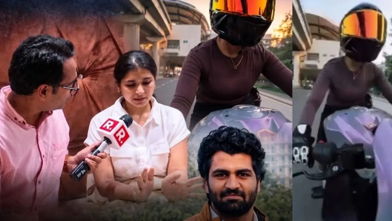 'मुझे मारने के इरादे से टक्कर मारी, गाड़ी में 4 लोग सवार थे बाकी की भी गिरफ्तारी हो, हरियाणा पुलिस का रवैया ढीला', बाइकर सिया का फूटा गुस्सा gurugram hit and run case Biker Siya Says Car with Four Occupants Rammed Her, Demands Arrests of All; Criticises Haryana Police Response