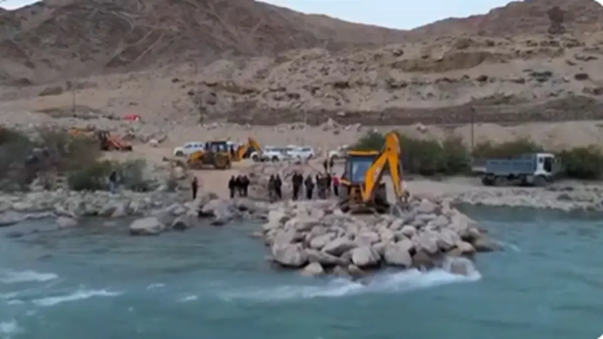 India Builds First Rock Dam On Indus At Upshi After Putting Indus Waters Treaty In Abeyance To Boost Ladakh Irrigation India Builds First Rock Dam On Indus At Upshi After Putting Indus Waters Treaty In Abeyance To Boost Ladakh Irrigation