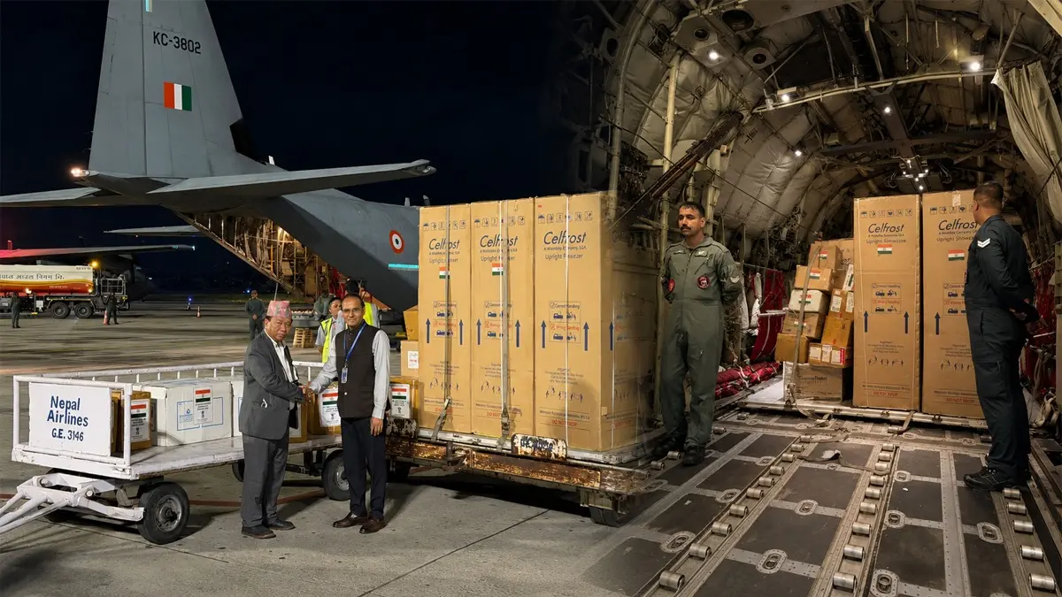 India Dispatches Two More Aircraft Carrying 21.5 Tonnes of Relief Aid as Nepal Flood Death Toll Hits 1,259 India Dispatches Two More Aircraft Carrying 21.5 Tonnes of Relief Aid as Nepal Flood Death Toll Hits 1,259