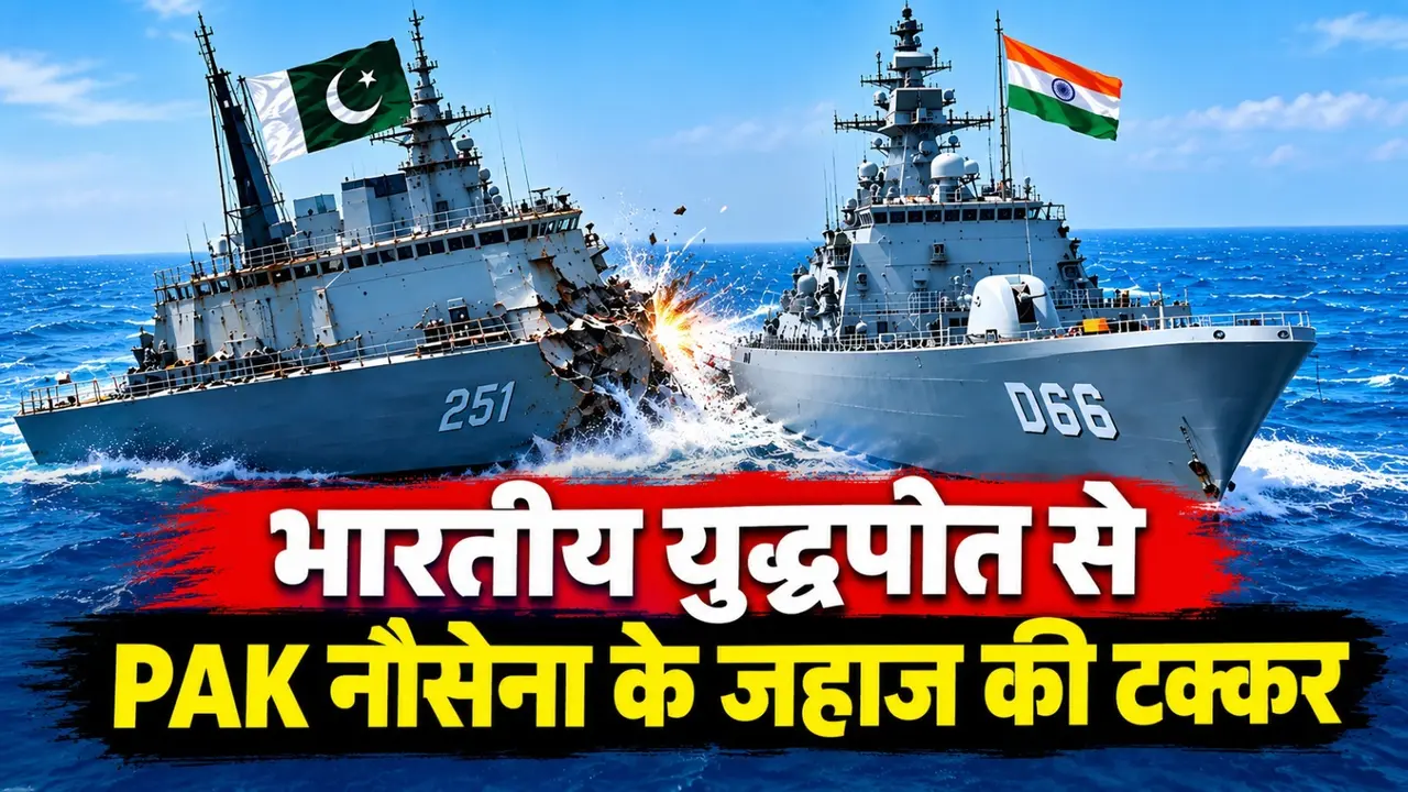 अरब सागर में हिंदुस्तान के युद्धपोत से टकराया पाकिस्तानी नौसेना का जहाज, भारत ने PAK अधिकारी को तलब कर लगाई फटकार India Summons Pakistan CDA, Lodges Strong Protest Over Naval Collision in Arabian Sea