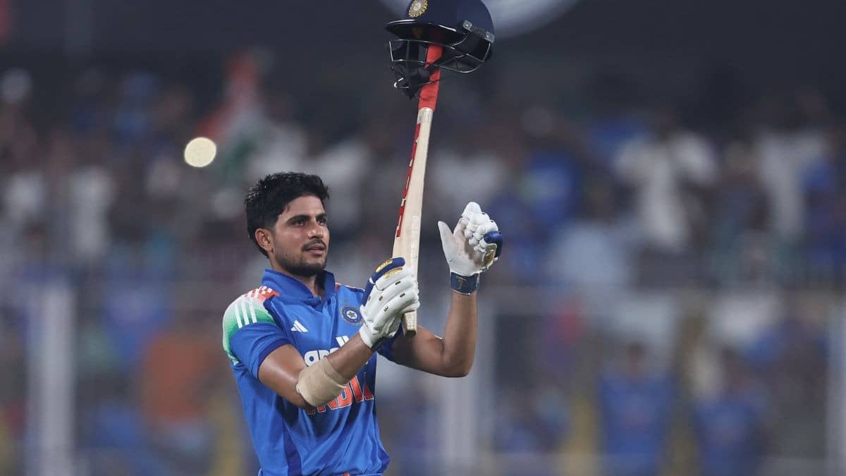 India vs West Indies 2nd ODI Shubman Gill ODI double hundreds at Guwahati