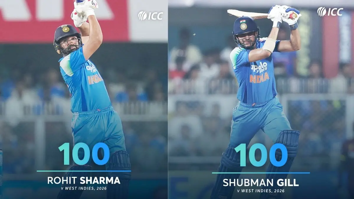 IND vs WI 2nd ODI: वेस्टइंडीज को टीम इंडिया का करारा जवाब, रोहित-गिल ने भी ठोका शतक, 255 रन की पार्टनरशिप India vs West Indies 2nd ODI Shubman Gill Rohit Sharma