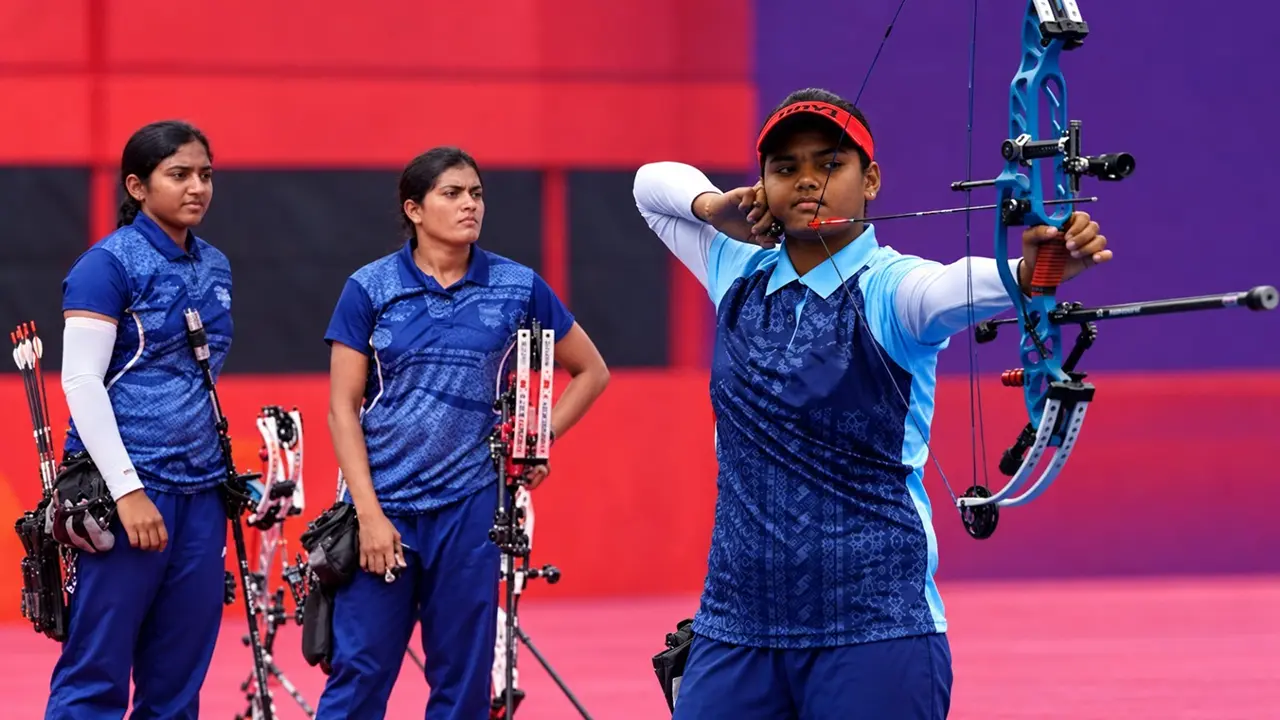 Asian Games 2026: भारतीय महिला तीरंदाजी टीम ने फिर किया कमाल, चीन को पछाड़कर भारत को दिलाया सातवां गोल्ड मेडल; बनाया नया रिकॉर्ड india women’s compound archery team clinches gold