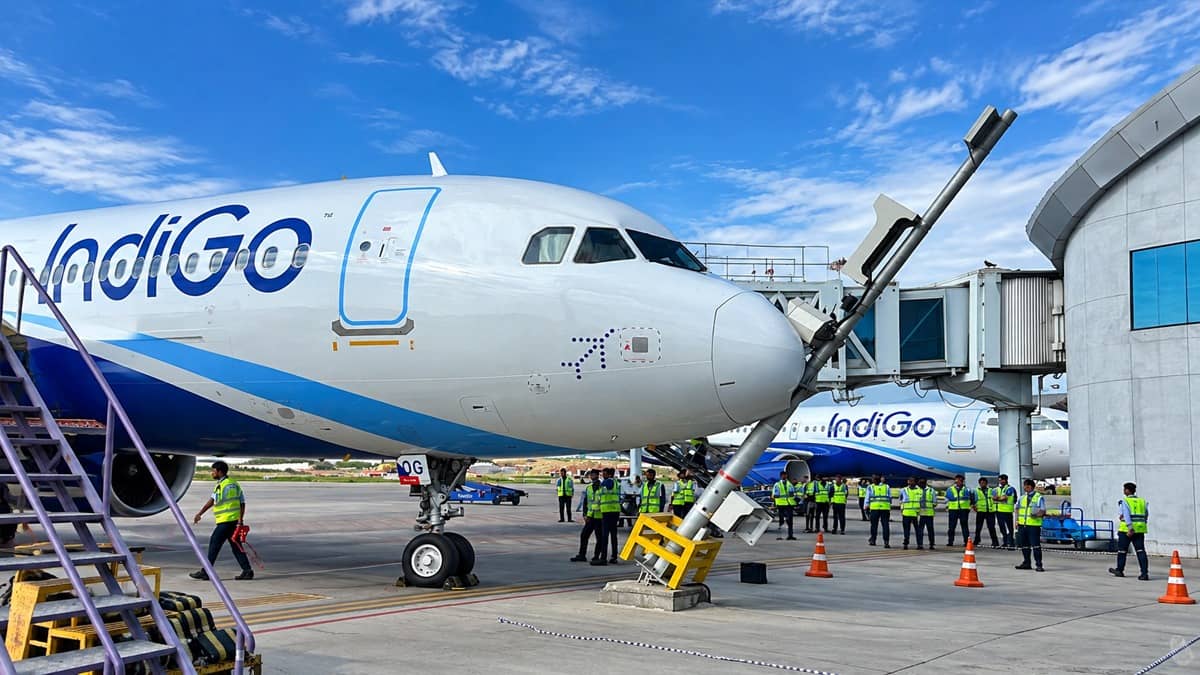 IndiGo Flight Hits Pole After Landing At Srinagar Airport
