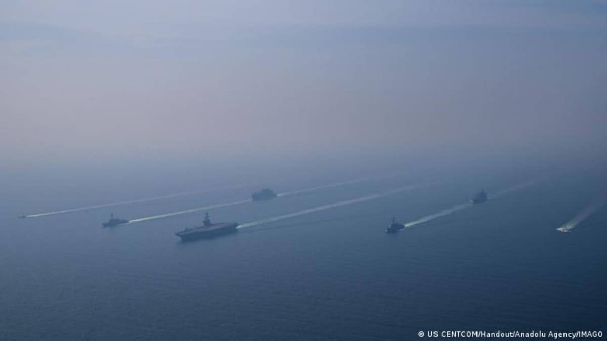 IRGC Says Several Ballistic Missiles Fired at US Aircraft Carrier, Destroyer Harassing Iranian Ships