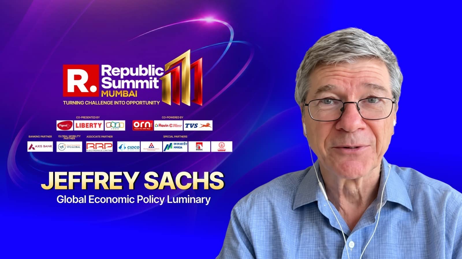 Jeffrey Sachs At Republic Summit 2026