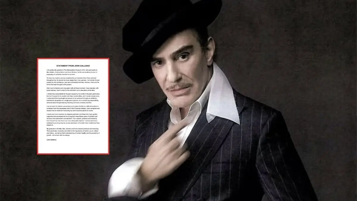 Met Gala 2027: John Galliano Bows Out From Costume Exhibit Amid Backlash John Galliano Bows Out From Met Gala 2027 Costume Exhibit Amid Backlash