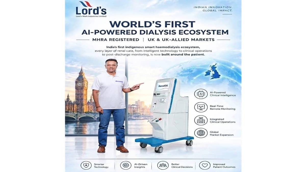 Lord’s Mark Industries Limited World’s First AI-Powered Dialysis Ecosystem Secures MHRA Registration, Opens Gateway To UK & UK-Allied Markets