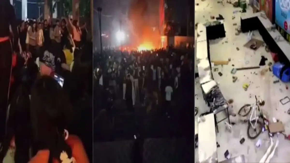 LPU Protest Turns Violent Over Unverified Rape Report; Students Vandalise Campus, Block Highway LPU Protest Turns Violent Over Unverified Rape Claim, Vandalism Ensues