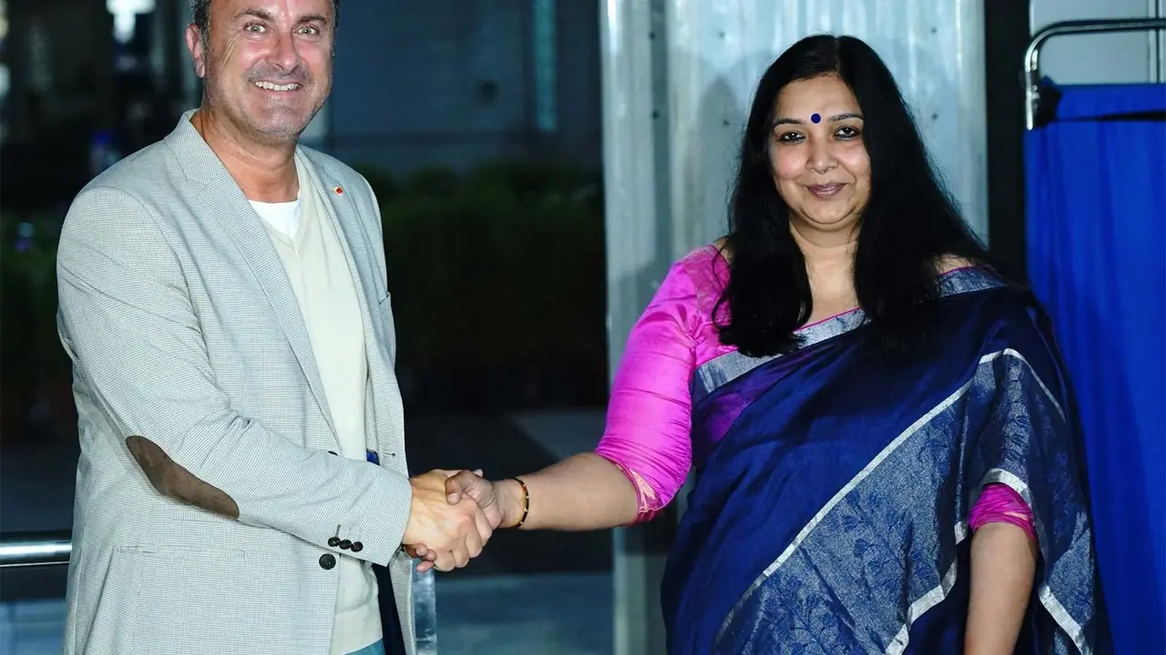 Luxembourg's Deputy PM Xavier Bettel Arrives in India for Official Visit Luxembourg's Deputy PM Xavier Bettel Arrives in India for Official Visit