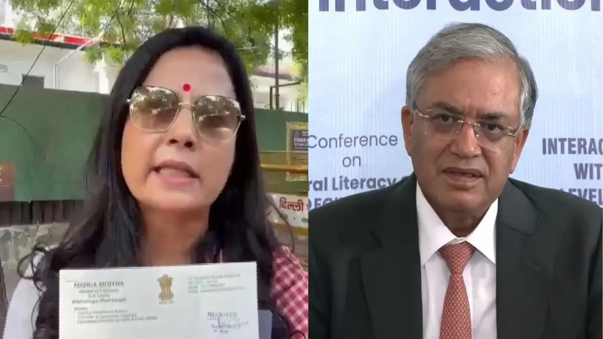 'ज्ञानेश कुमार पर चले मुकदमा', CEC के खिलाफ महुआ मोइत्रा ने दर्ज कराई शिकायत, वोटर लिस्ट में हेरफेर का लगाया आरोप Mahua Moitra files police complaint against CEC Gyanesh Kumar