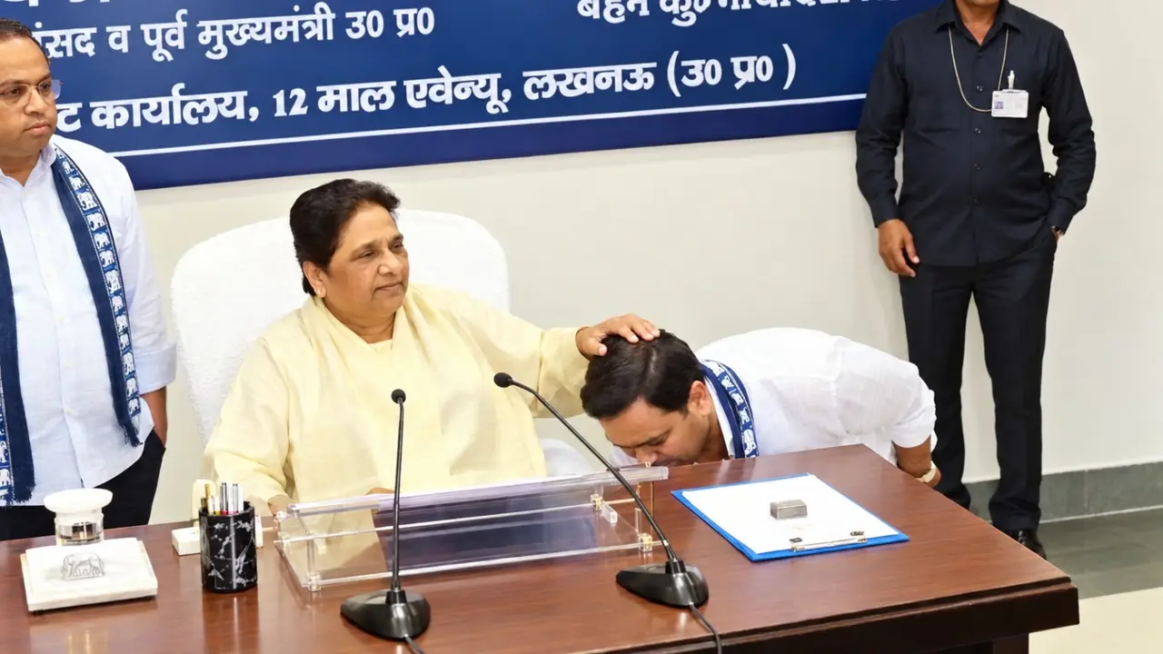 मायावती का चौंकाने वाला फैसला, छोटे भतीजे ईशान आनंद को बनाया राष्ट्रीय संयोजक; बसपा में बनेंगे बहनजी का उत्तराधिकारी? Mayawati