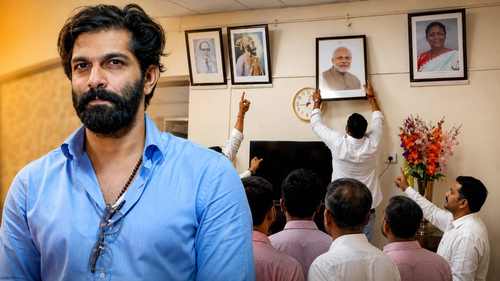 MNS Worker Arrested Over Removal of PM Modi’s Photo at Pune College