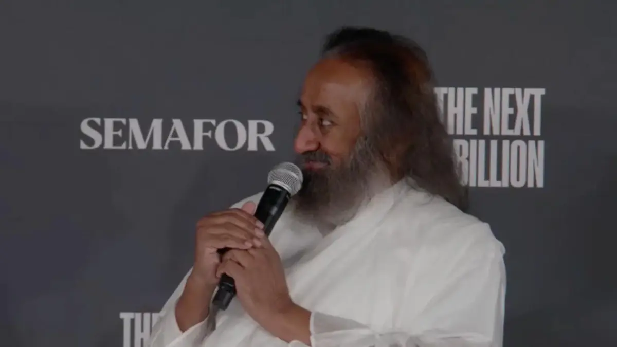 No Peace, No Prosperity: Gurudev Sri Sri Ravi Shankar's Powerful Message At Semafor Summit In New York No Peace, No Prosperity: Gurudev Sri Sri Ravi Shankar's Powerful Message At Semafor Summit In New York