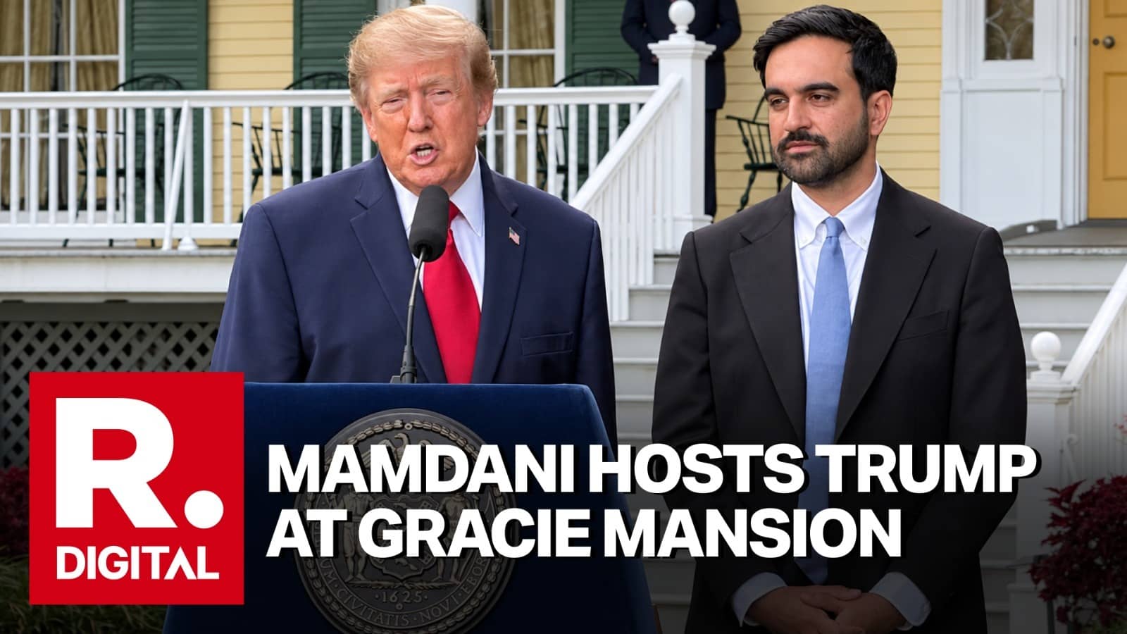 'One of My Favorite Places in the World': Trump Heads to Gracie Mansion for Meeting with NYC Mayor Zohran Mamdani