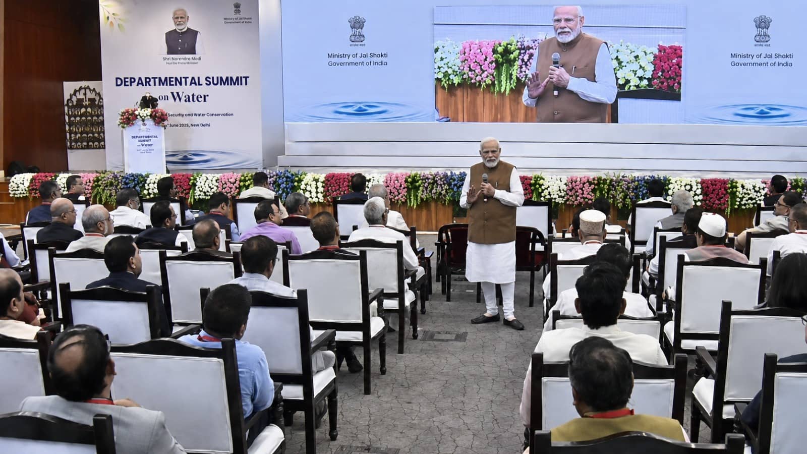 PM Modi Stresses Water Security, Calls for Wider Use of AI and Technology in Water Management