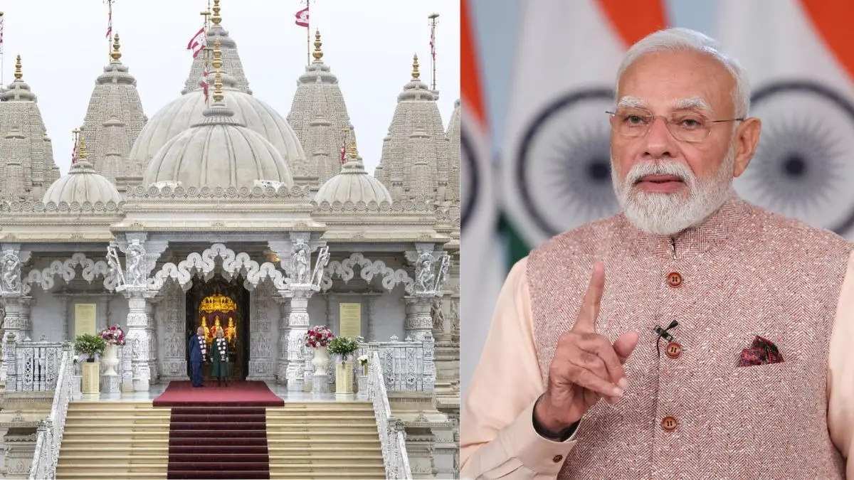 'इस भव्य मंदिर से भारत-फ्रांस के बीच सांस्कृतिक संबंधों को ऊर्जा मिलेगी', पेरिस में स्वामीनारायण टेंपल के उद्घाटन पर बोले PM मोदी PM Modi Swaminarayan temple paris
