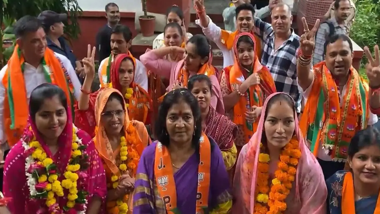 Rajasthan Local Body Elections: BJP Secures 7th Straight Term in Udaipur, Wins Absolute Majority with 53 Wards Rajasthan Local Body Elections: BJP Secures 7th Straight Term in Udaipur, Wins Absolute Majority with 53 Wards