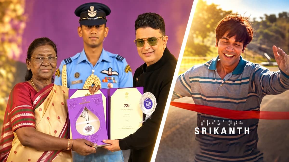 Rajkummar Rao’s ‘Srikanth’ Honoured With National Film Award for Best Hindi Film From President Droupadi Murmu