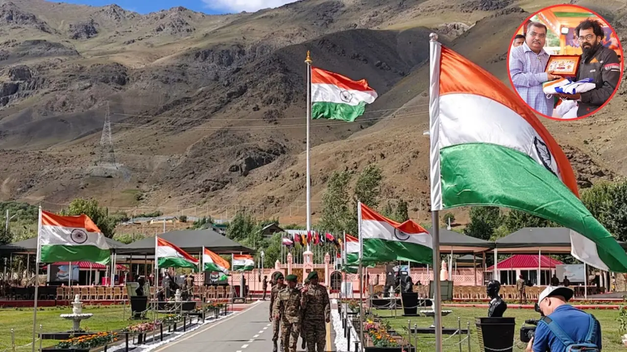 2252 KM की देशभक्ति राइड और राष्ट्रप्रेम का पाठ...डोंबिवली से कारगिल तक तिरंगे के सम्मान का सफर दहीहंडी उत्सव के साथ हुआ समाप्त Ride From Dombivli To Kargil Honouring Indian Soldiers ends on dahi handi festival