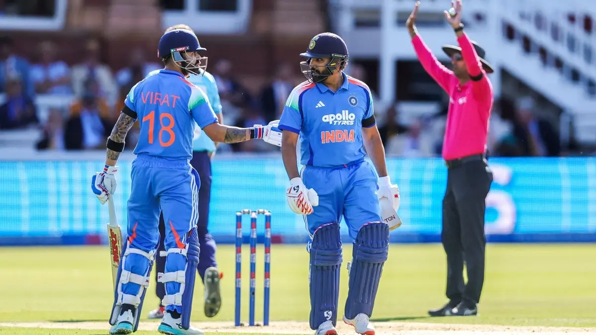 'Strong Camaraderie Between Two Of Us': Rohit Sharma Candidly Reflects On His Dynamic With Virat Kohli Rohit Sharma and Virat Kohli during England ODI