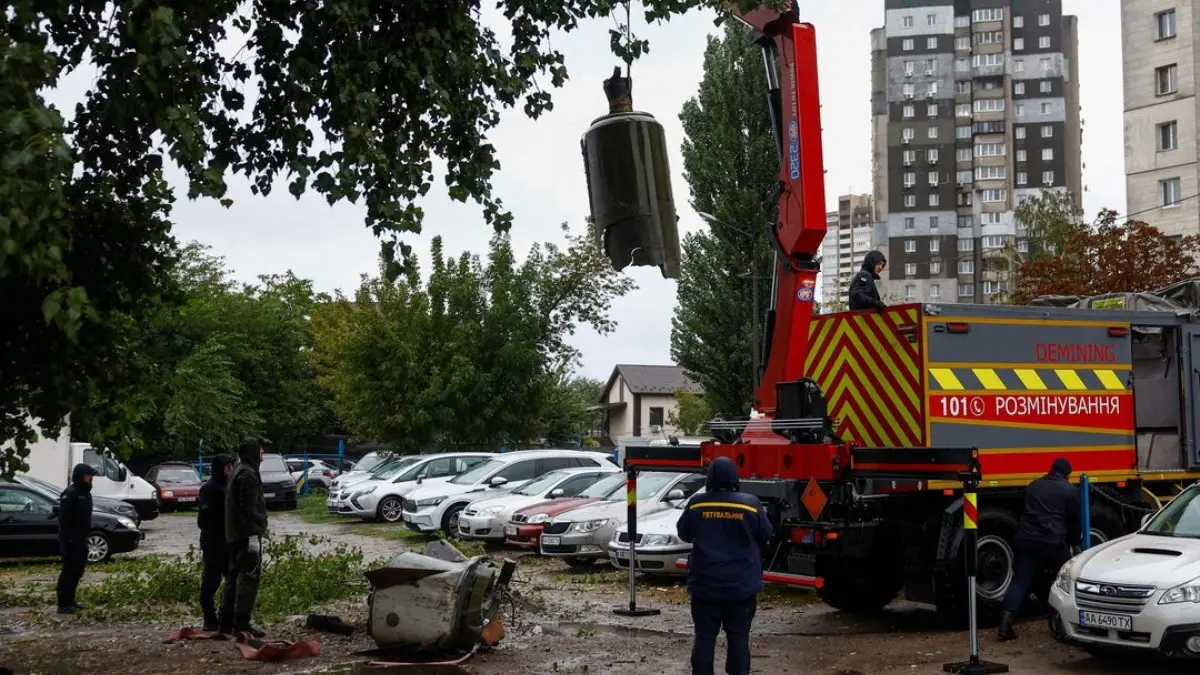 Russia Hits Ukraine's Kyiv With Ballistic Missiles, Drones, Killing Two Russia hits Kyiv with ballistic missiles, drones, killing two