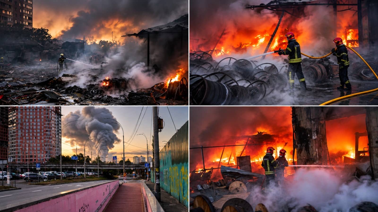 Russian Drone and Missile Strikes on Ukrainian Capital Kill 2 People, Ending Pause in Attacks