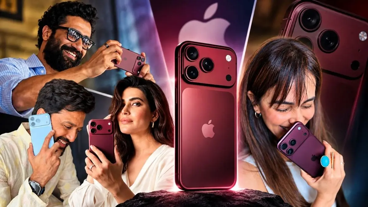 सितारों पर चढ़ा iPhone 18 Pro का बुखार...विक्की कौशल से लेकर नेहा धूपिया और रितेश-जेनेलिया तक; इन सितारों ने किया 'APPLE PHONE FLAUNT' सितारों पर चढ़ा iPhone 18 Pro का बुखार...विक्की कौशल से लेकर नेहा धूपिया और रितेश-जेनेलिया तक; इन सितारों ने किया 'APPLE PHONE FLAUNT'