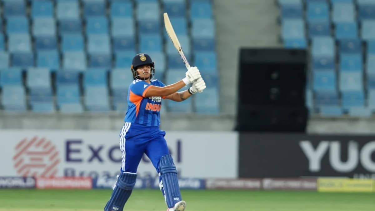 Shafali Verma in action