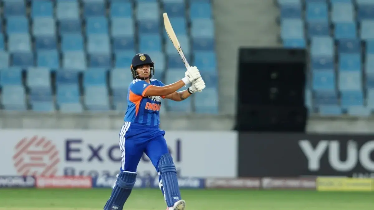 Shafali Verma Enters Record Books With Landmark WT20I Feat Shafali Verma in action