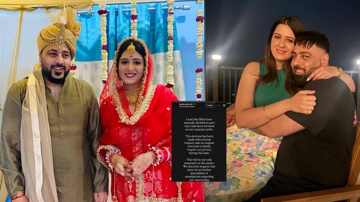 शादी के 5 महीने बाद ही बादशाह और ईशा रिखी का हुआ तलाक, बोले- अब हमारे रास्ते अलग-अलग...