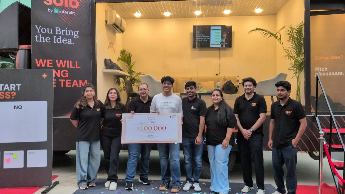 SOLO by Interakt Brings Startup Ideas to the Streets of Delhi-NCR; Winning Idea Takes Home 1 Lakh SOLO by Interakt Brings Startup Ideas to the Streets of Delhi-NCR; Winning Idea Takes Home 1 Lakh