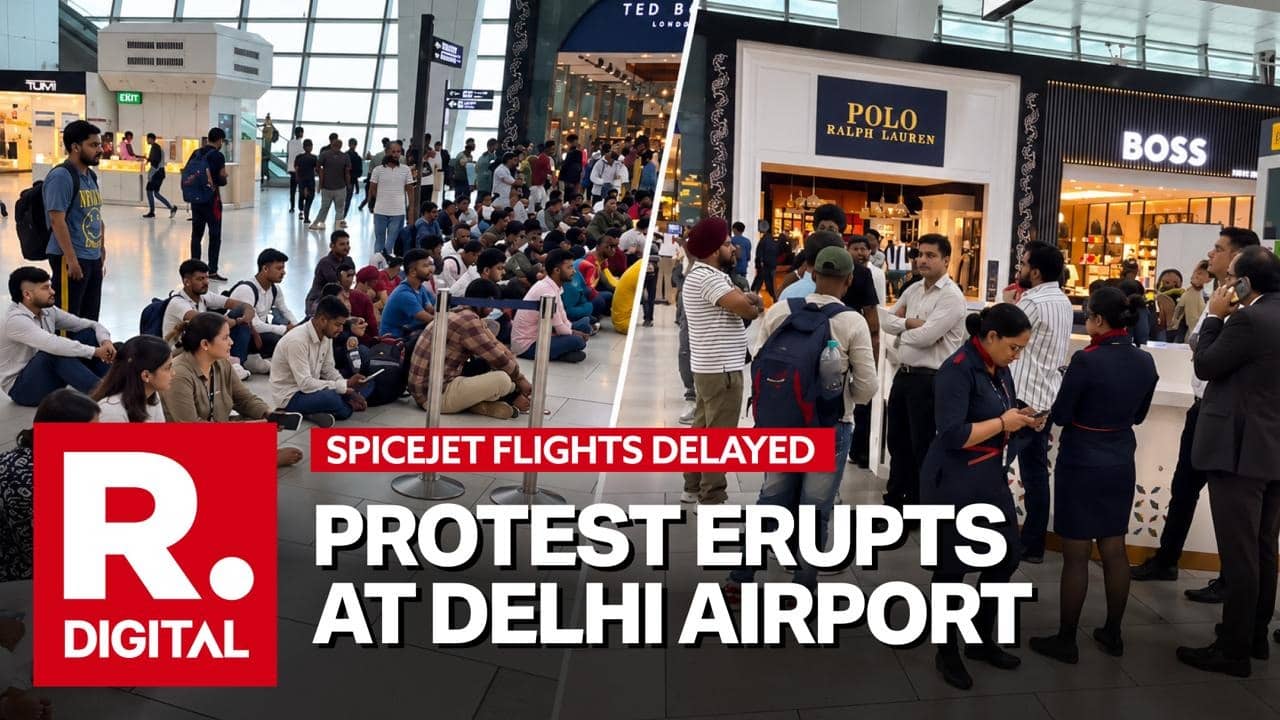 SpiceJet Passengers Stage Protests at Delhi Airport After Dubai Flights Delayed Beyond 24 Hours