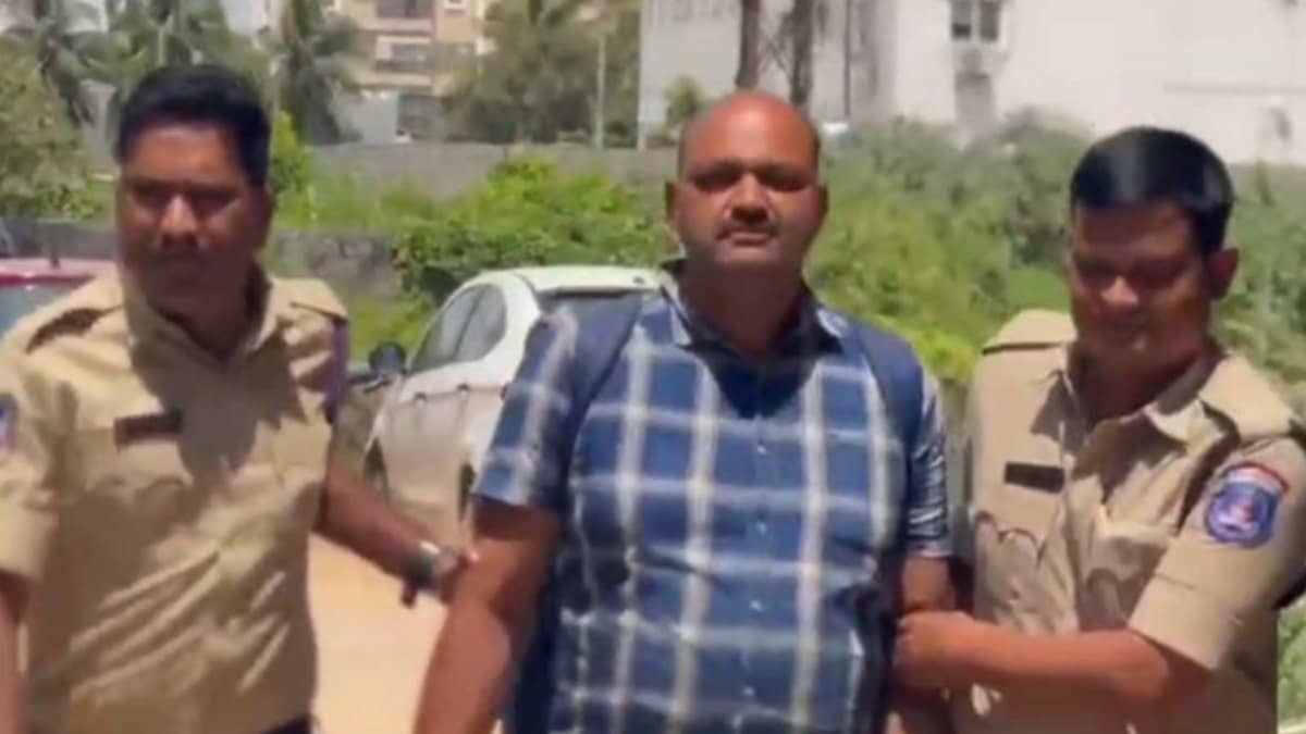 Telangana Home Guard Arrested After Viral Video Shows Him Dragging a Woman by Hair at Hafeezpet Railway Station