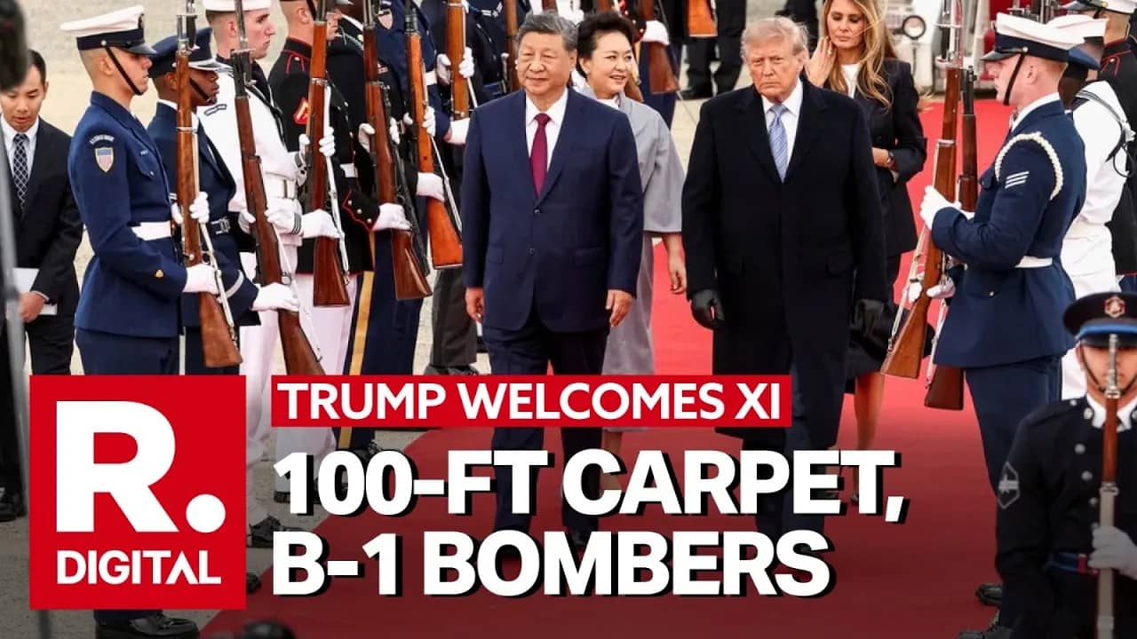 Trump Greets Xi 