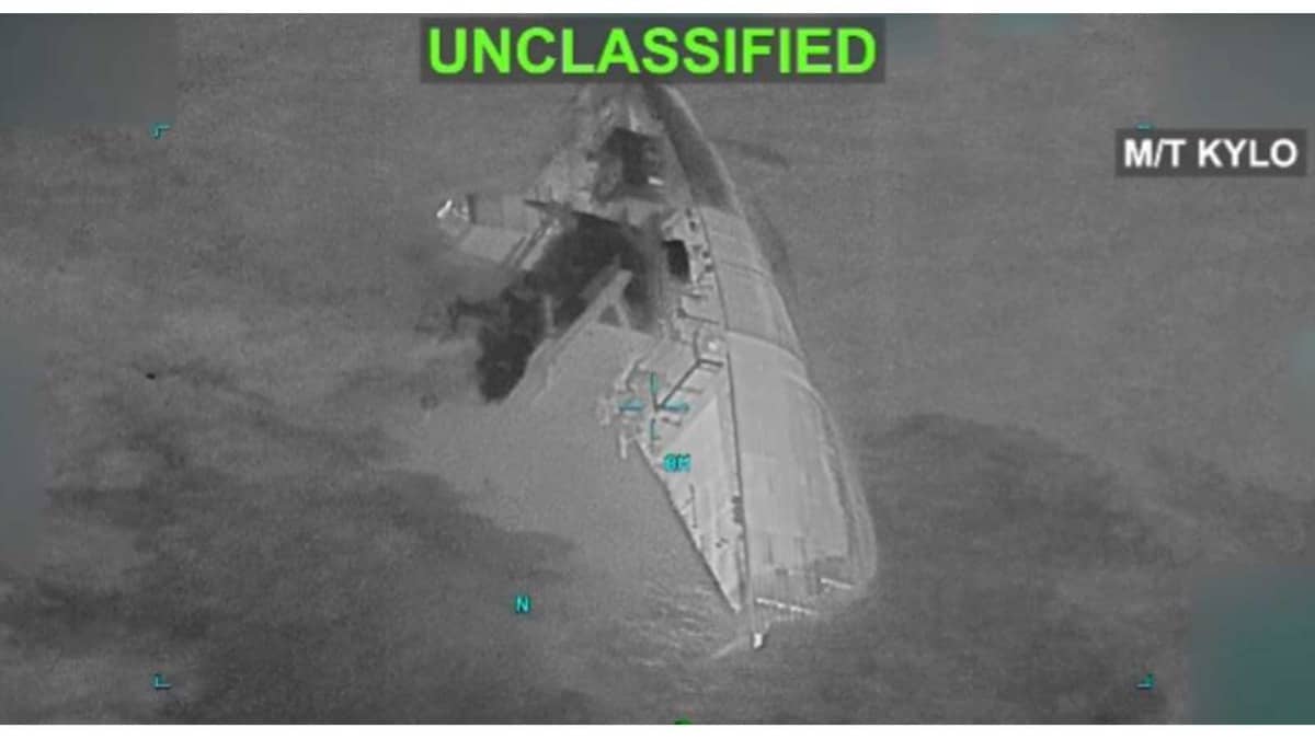 US Strikes Iran-Linked Oil Tanker: CENTCOM Releases Dramatic Footage of Ship Sinking Off Gulf of Oman