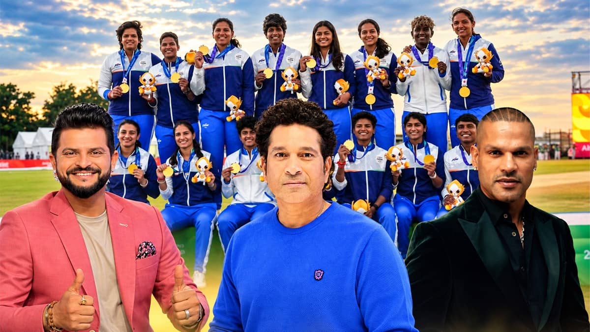 sian Games 2026: टीम इंडिया के गोल्ड जीतने पर खेल जगत गदगद्, सचिन-धवन सबने दी बधाई, सुरेश रैना बोले- आपने जुनून के साथ तिरंगा लहराया