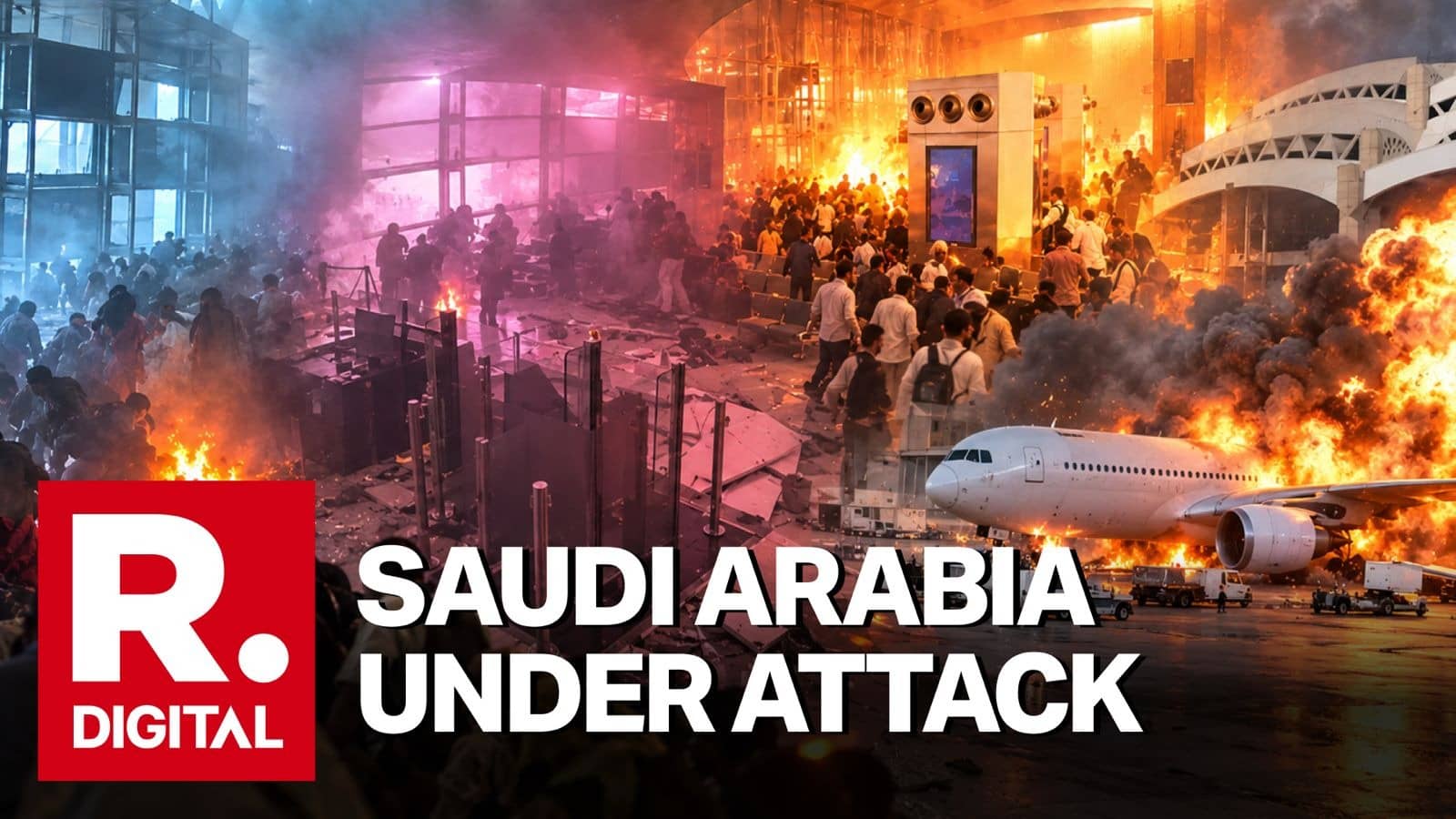 1 Indian Dead, 5 Injured After Houthi Missile Hits Riyadh Airport; MEA Condemns Repeated Strikes on Civilians