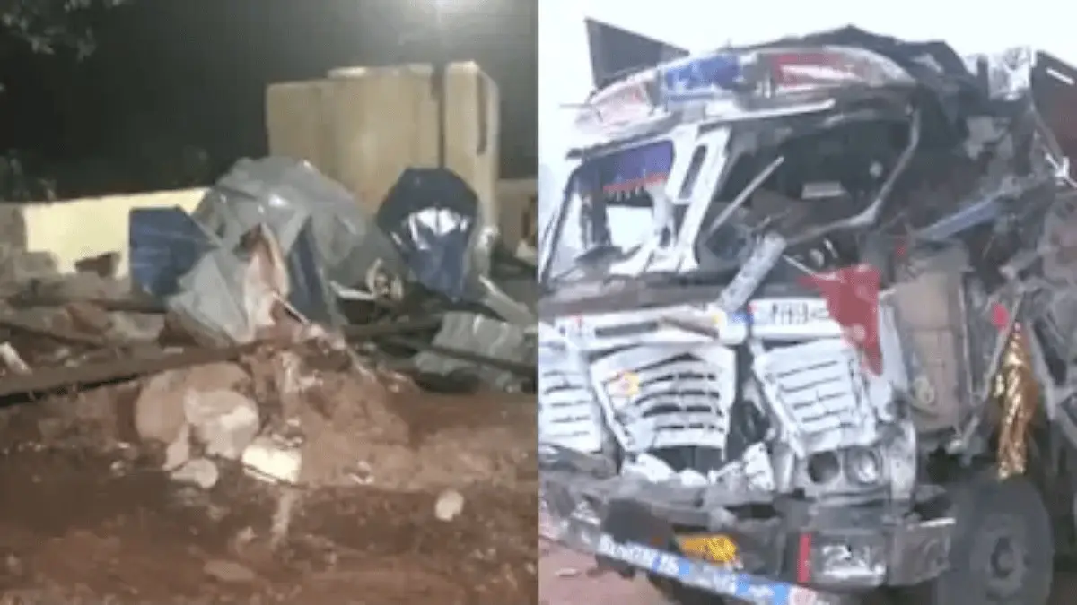 12 Dead, Several Injured as Paddy-Laden Truck Runs Over Devotees Near Sheetla Mata Temple in Gwalior 12 Dead as Truck Runs Over Devotees Near Sheetla Mata Temple in Gwalior