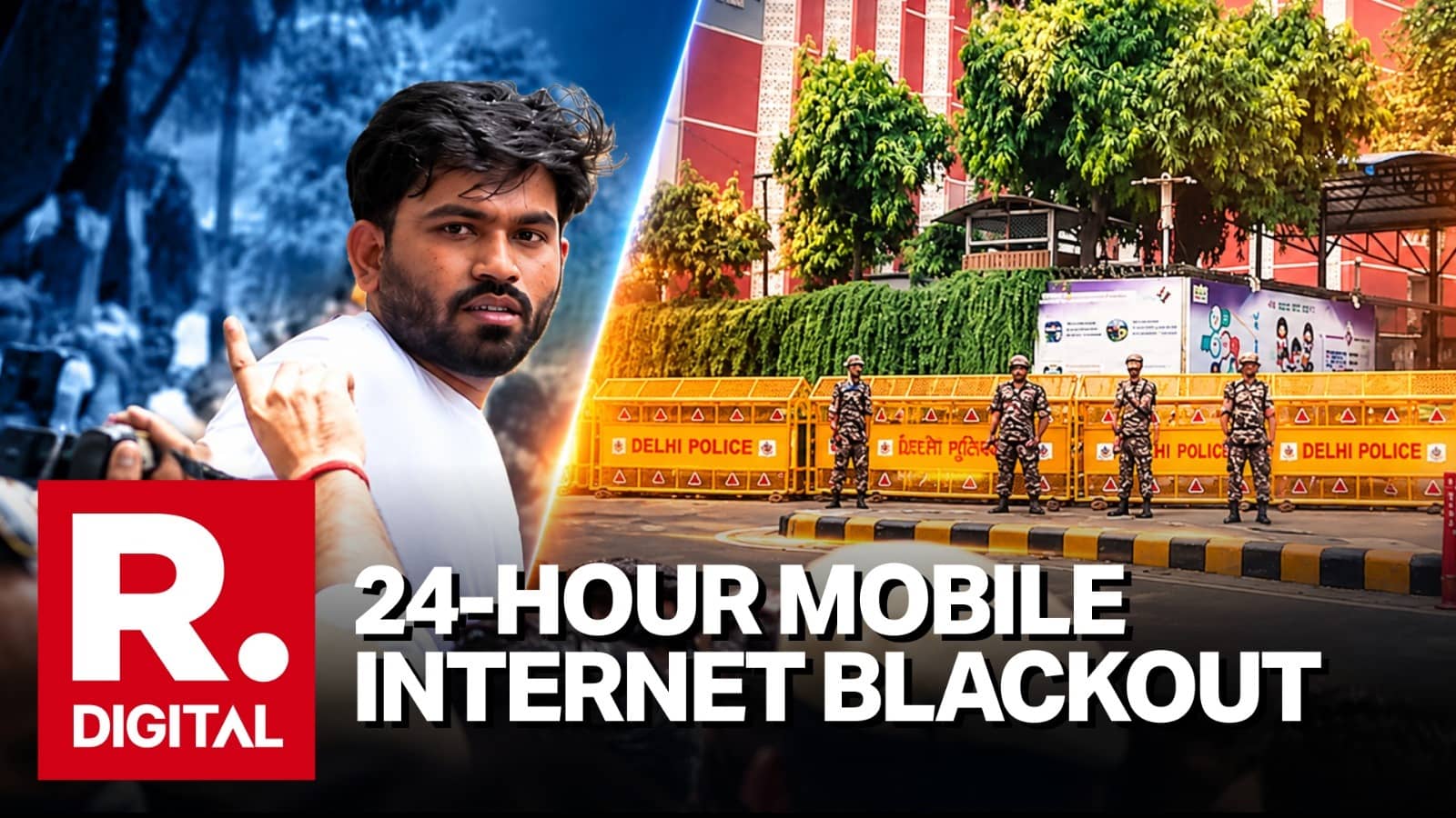 24-Hour Mobile Internet Blackout Within 4-Km Radius of Central Delhi