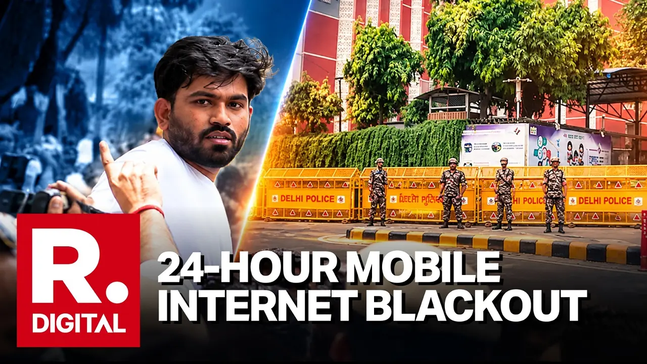 24-Hour Mobile Internet Blackout Within 4-Km Radius of Delhi’s Jantar Mantar From Tonight Ahead of CJP Protest 24-Hour Mobile Internet Blackout Within 4-Km Radius of Central Delhi