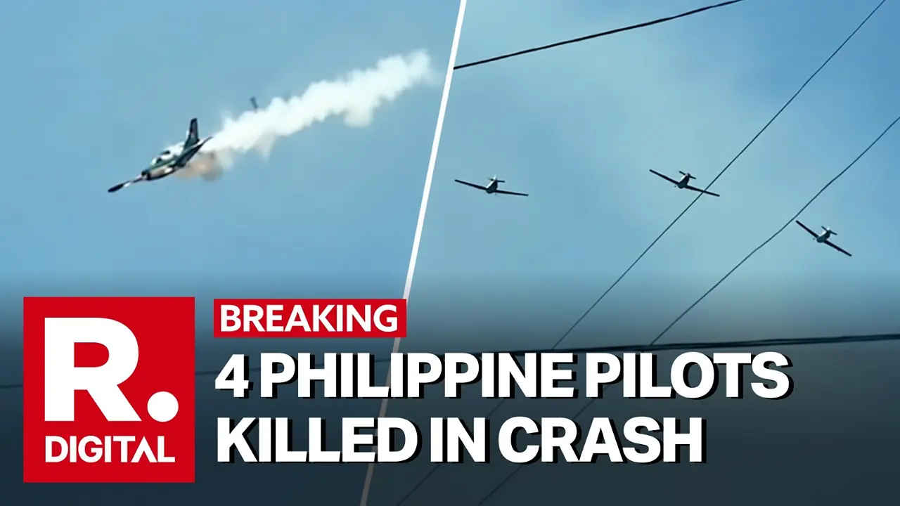 Four Philippine Air Force Pilots Killed as Two Trainer Aircraft Crash During Training Flight 4 Philippine Pilots Killed as Two Trainer Aircraft Crash During Training