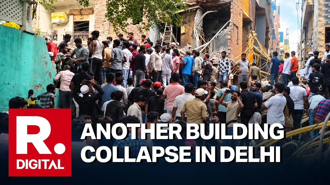Months After Satya Niketan Tragedy, 5-Storey Building Collapses in Delhi's Seemapuri; Several Feared Trapped 5-Storey Building Collapses in Delhi's Seemapuri, Several Feared Trapped